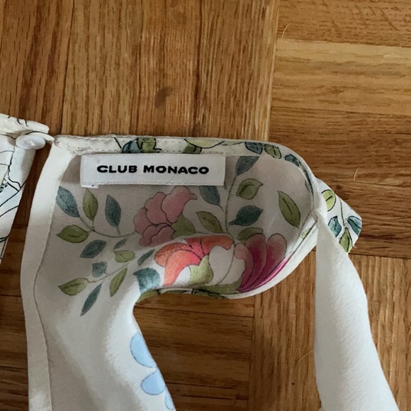 Club Monaco Chelsea silk flower maxi dress - Picture 3 of 8